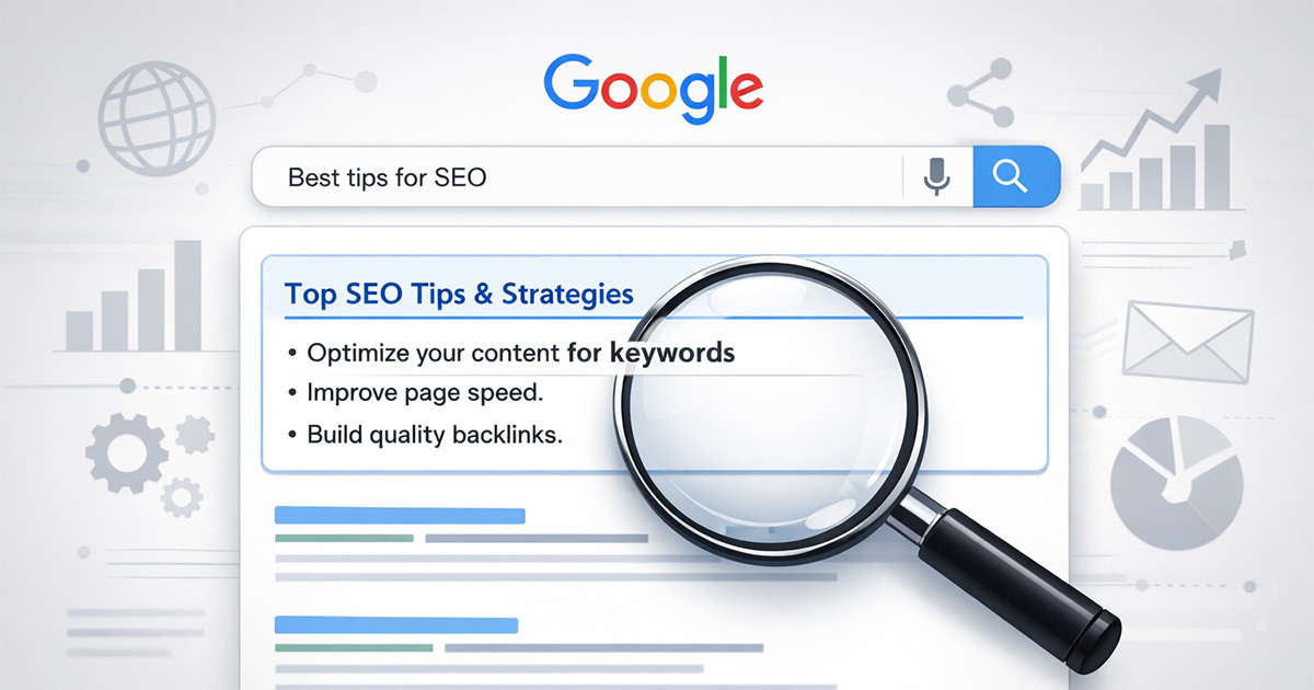 Example of a featured snippet appearing above organic results in Google search